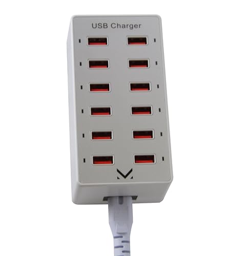 Majestic AUSB 12 USB Ladegerät 12 Ports USB-A Ausgang 5V bis 2,4A 1,5m Netzkabel mit EU-Stecker Majestic AUSB 12 USB Ladegerät 12 Ports USB-A Ausgang 5V bis 2,4A 1,5m Netzkabel mit EU-Stecker von Majestic