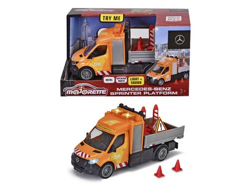 Majorette PKW Modell Mercedes Benz Sprinter Platform Fertigmodell PKW Modell Majorette PKW Modell Mercedes Benz Sprinter Platform Fertigmodell PKW Modell von Majorette