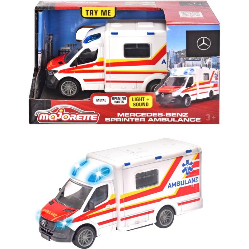 Mercedes-Benz Sprinter Krankenwagen, Spielfahrzeug von Majorette