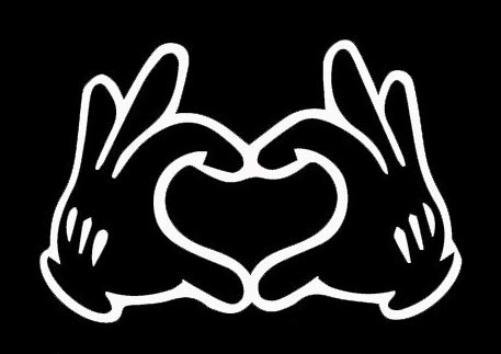 Love Hands Heart Mickey Makarios LLC |Cars Trucks Vans Walls Laptop MKR| White |5.5 x 3.75|MKR673 Love Hands Heart Mickey Makarios LLC |Cars Trucks Vans Walls Laptop MKR| White |5.5 x 3.75|MKR673 von Makarios LLC
