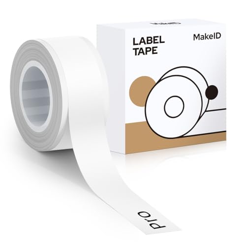 MakeID L1 Q1 E1 Etikettenband, 12 mm * 4 m wasserdichte laminierte Nachfüllungen Benutzerdefinierte Aufkleber für Büro Zuhause Thermische Aufkleber Ersatz MakeID L1 Q1 E1 Etikettenband, 12 mm * 4 m wasserdichte laminierte Nachfüllungen Benutzerdefinierte Aufkleber für Büro Zuhause Thermische Aufkleber Ersatz von Makeid