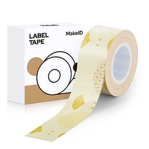 Makeid Kompatibel Etikettenband 16mm x 4m farbig Hitzebeständig Selbstklebend als Ersatz für Makeid L1/Q1/E1 Kirschblüten Makeid Kompatibel Etikettenband 16mm x 4m farbig Hitzebeständig Selbstklebend als Ersatz für Makeid L1/Q1/E1 Kirschblüten von Makeid