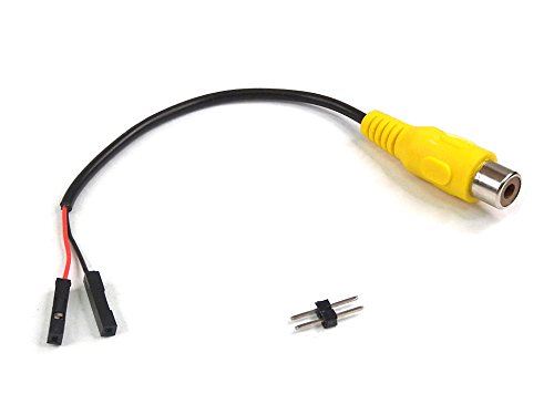 makerspot Zubehör – Stromversorgung RCA (Composite Video, Audio, Koaxial S/PDIF) weiblich Jack Kabel Dongle Adapter, Connect PI 3/PI Zero W zu Display ohne HDMI Monitor von MakerSpot