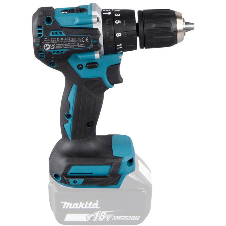 Akku-Schlagbohrschrauber DHP487Z, 18Volt von Makita