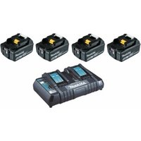 Makita 199483-0 Power Source-Kit 4x 5Ah BL1850B + DC18RD von Makita