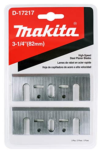 Makita 2 Stück – 8,3 cm HSS Hobelklingen für 8,3 cm Hobelmaschinen – schnelles Schneiden für Hartholz von Makita