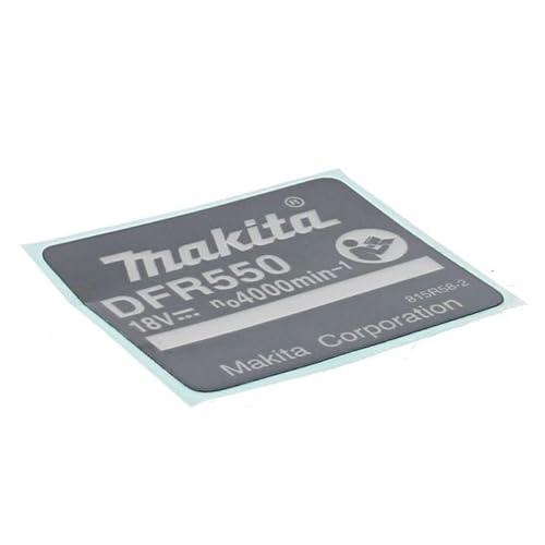 Makita 815R58-2 Typenschild für Modell DFR550 Akkuschrauber Makita 815R58-2 Typenschild für Modell DFR550 Akkuschrauber von Makita