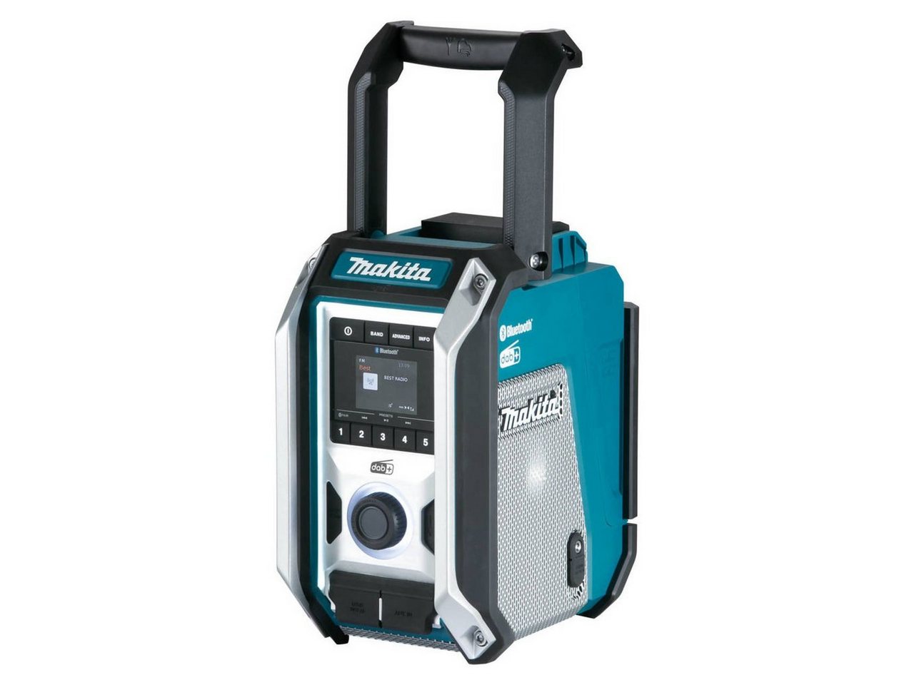 Makita 886949 Baustellenradio (FM-Band, DAB, DAB+, Bluetooth, AUX Eingang) von Makita