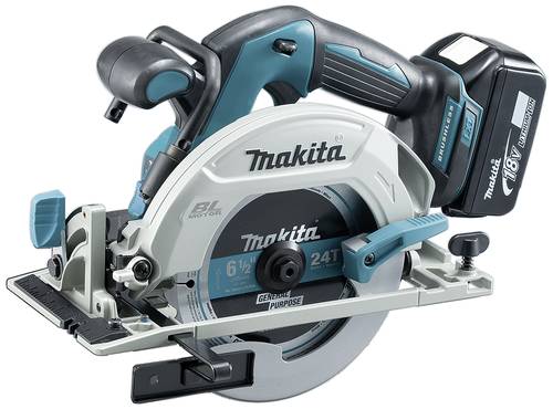 Makita Akku-Handkreissäge Schnitttiefe max. (90°) 57mm 18V 5Ah von Makita