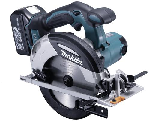 Makita Akku-Handkreissäge Schnitttiefe max. (90°) 66mm 18V 5Ah von Makita