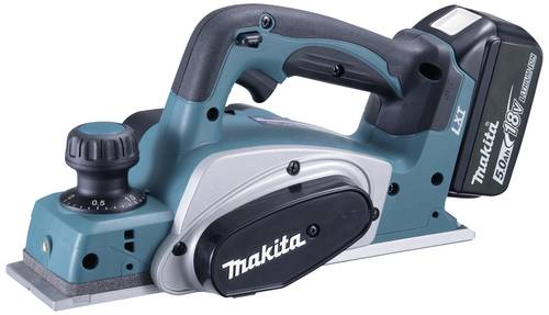 Makita Akku-Hobel Hobel-Breite: 82mm 18V 5Ah Falztiefe (max.): 9mm von Makita