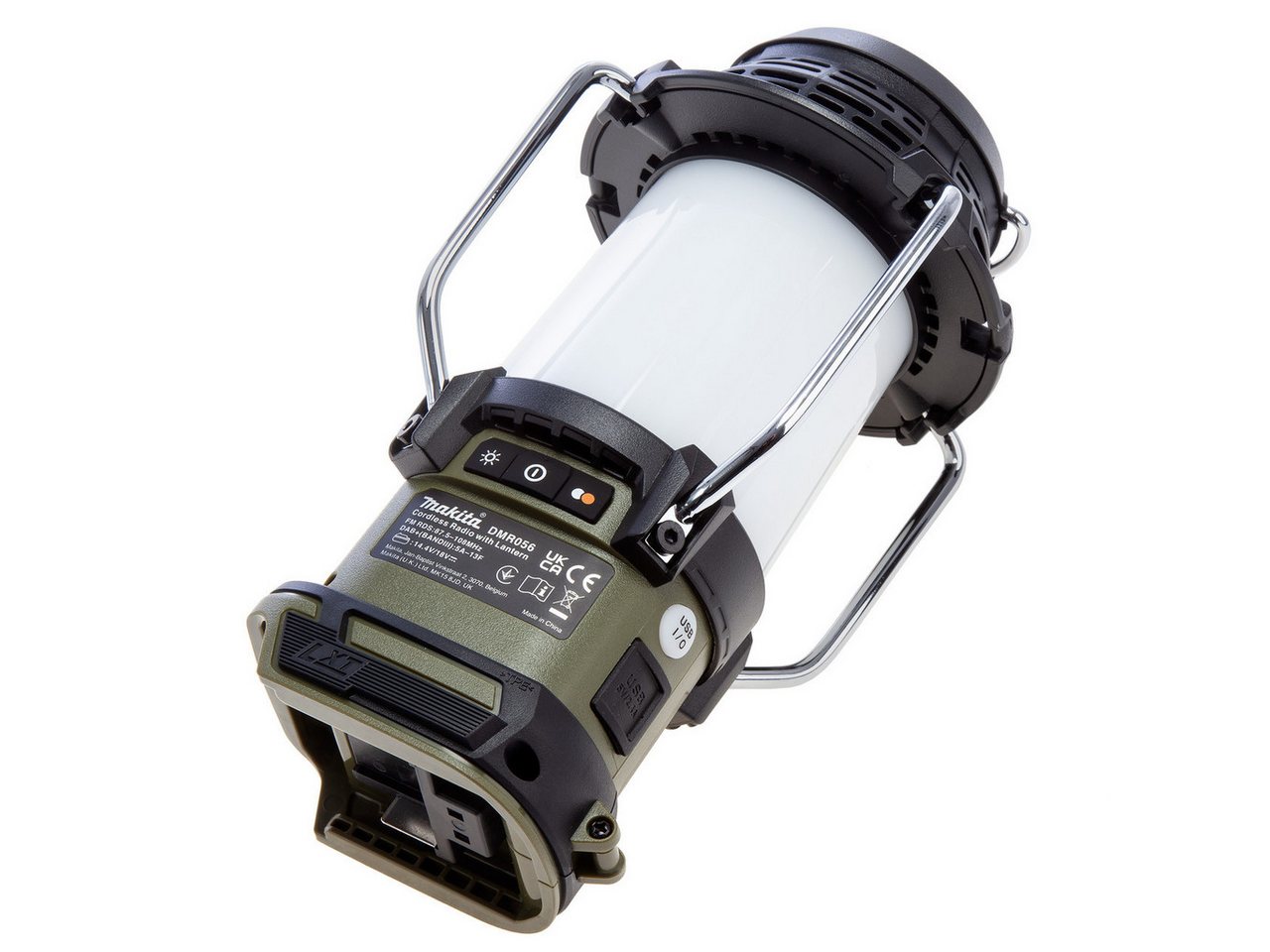 Makita Akku-Radio mit Laterne DMR056O 18V • FM/DAB+ • 1.000 lx • olivgrün Baustellenradio (3,00 W) von Makita