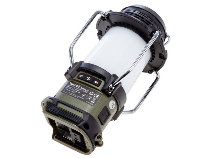 Makita Akku-Radio mit Laterne DMR056O 18V • FM/DAB+ • 1.000 lx • olivgrün Baustellenradio (3,00 W) von Makita