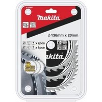Makita B-33897 Sägeblatt-Set 3er Pack 136 mm von Makita