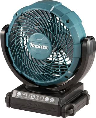 Makita Bodenventilator (Ø x H) 180 mm x 284 mm Schwarz, Türkis (CF101DZ) von Makita