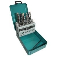 Makita - Bohrersatz - für Holz, Metall, Beton - 18 Stücke - 5 mm, 6 mm, 8 mm, 10 mm, 4 mm, 3 mm (D-46202) von Makita