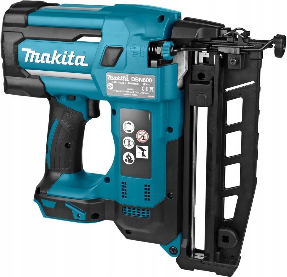 Makita DBN600 - Pneumatischer Nagler - schnurlos - ohne Batterie - 18 V (DBN600Z) von Makita