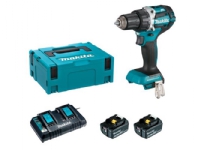 Makita DDF484RGJ Akku-Bohrmaschine, 18 V, 2x 6,0 Ah Li-Ion, 54/36 Nm, 1,6 kg, LED, MAKPACK Makita DDF484RGJ Akku-Bohrmaschine, 18 V, 2x 6,0 Ah Li-Ion, 54/36 Nm, 1,6 kg, LED, MAKPACK von Makita