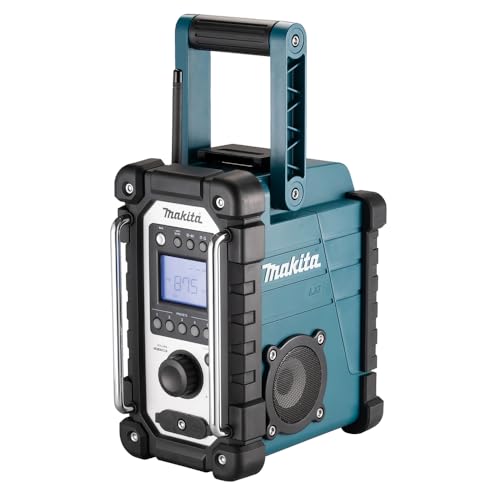 Makita DMR112 Akku-Baustellenradio 7,2 V - 18 V mit DAB+ und Bluetooth (ohne Akku, ohne Ladegerät), türkis von Makita