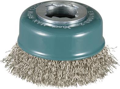 Makita - Drahttopfbürste - für Farbe, Rost, Schweißkanten - 75 mm - zylindrisch - für Makita GA041GM201, GA044GZ, XGT GA041GZ Makita - Drahttopfbürste - für Farbe, Rost, Schweißkanten - 75 mm - zylindrisch - für Makita GA041GM201, GA044GZ, XGT GA041GZ von Makita