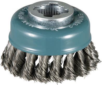 Makita - Drahttopfbürste - für Farbe, Rost, Schweißkanten - 80 mm - X-LOCK - für Makita DGA519RTJ, DGA520ZX1, DGA521ZX1, GA041GM201, GA044GZ, XGT GA041GZ Makita - Drahttopfbürste - für Farbe, Rost, Schweißkanten - 80 mm - X-LOCK - für Makita DGA519RTJ, DGA520ZX1, DGA521ZX1, GA041GM201, GA044GZ, XGT GA041GZ von Makita