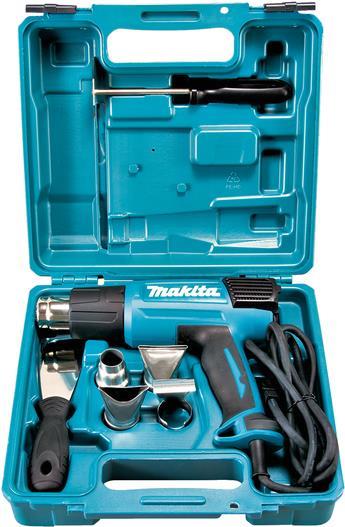 Makita HG6031VK - Heißluftgebläse - 1800 W - 250 / 550 l/min (HG6031VK) von Makita