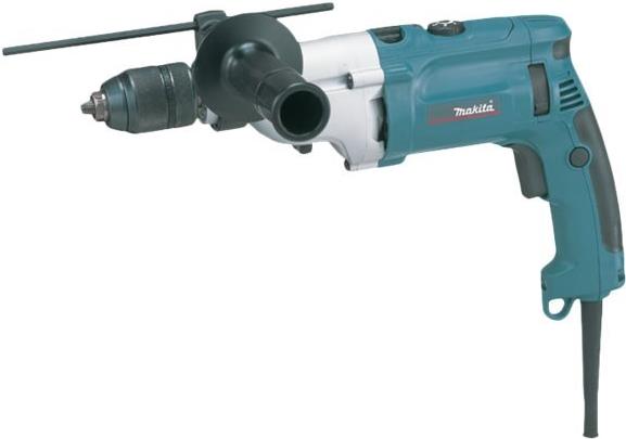 Makita HP2071J - Schlagbohrhammer - 1010 W - 2 Geschwindigkeiten - Bohrfutterschlüssel 13 mm (HP2071J) - Sonderposten von Makita