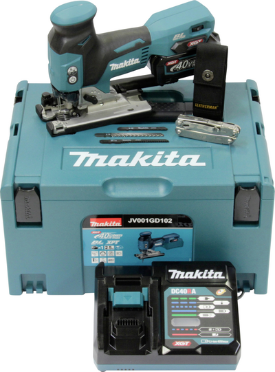 Makita JV001GD102 Akku-Pendelhubstichsäge bürstenlos inkl. Akku 40 V 2.5 (JV001GD102) von Makita