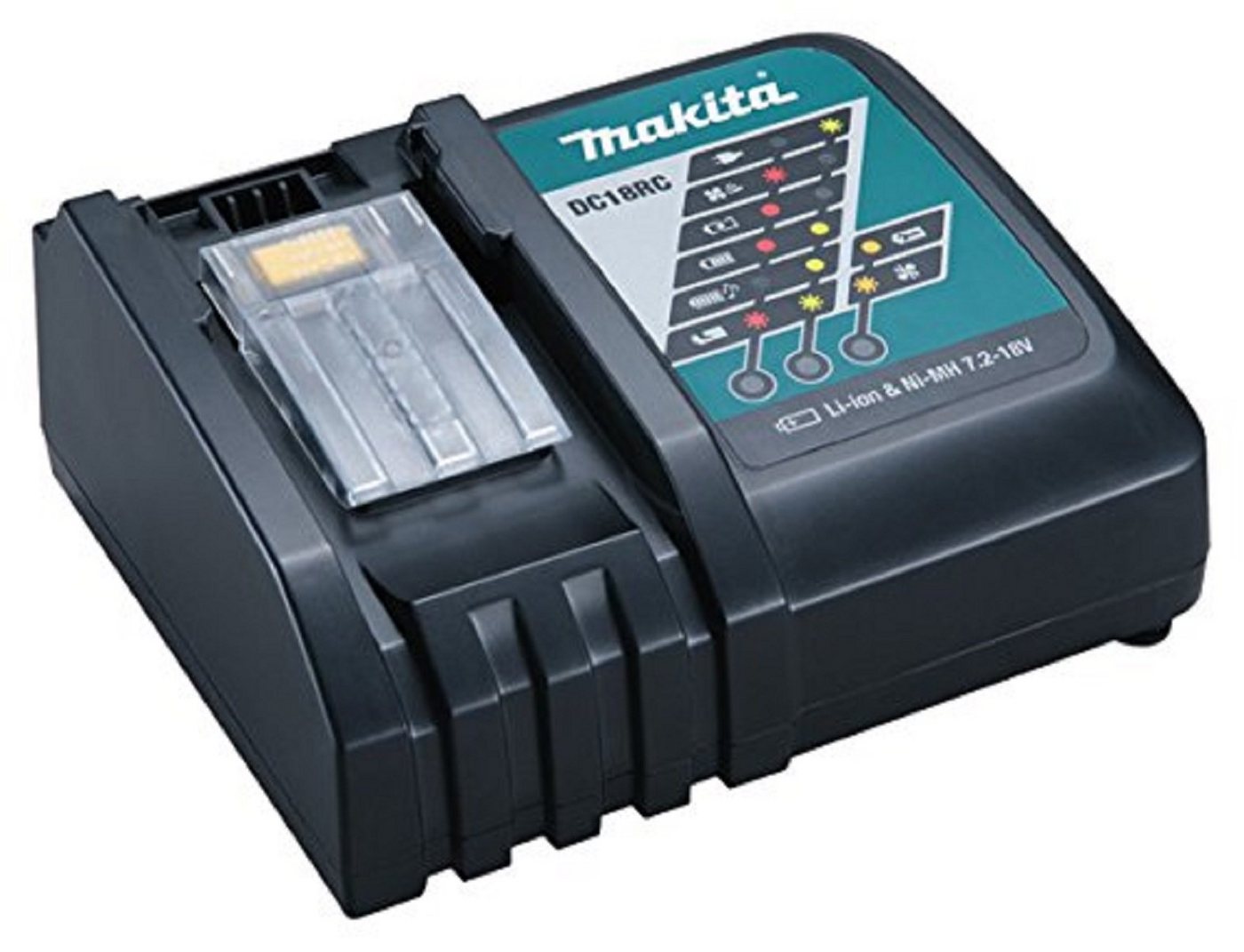 Makita Ladegerät DC18RC für 7,2 V - 18V Werkzeug-Akku-Ladetechnik (Makita Ladegerät DC18RC für 7,2 V - 18V, 195584-2, Makita Ladegerät DC18RC für 7,2 V - 18V, 195584-2) von Makita