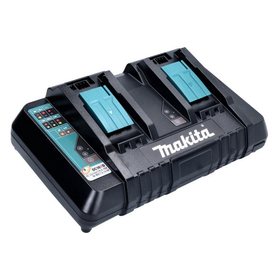 Makita Makita Werkzeug-Akku-Ladegerät DC18RD, 196933 Batterie-Ladegerät (1-tlg) von Makita