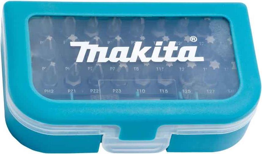 Makita P-73374 - Schraubenziehersatz - 31 Stücke - torx, phillips, pozidriv - Länge: 25 mm (P-73374) von Makita