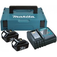 Makita Power Source-Kit 18V 3Ah 2x BL1830B + DC18RC + MAKPAC von Makita