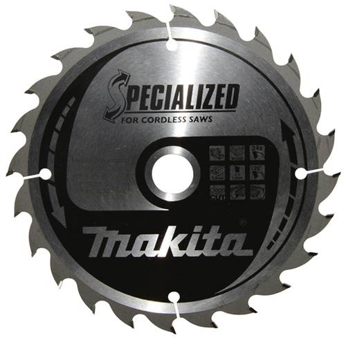 Makita SPECIALIZED B-32904 Hartmetall Kreissägeblatt 165 x 20 x 1mm Zähneanzahl: 24 1St. Makita SPECIALIZED B-32904 Hartmetall Kreissägeblatt 165 x 20 x 1mm Zähneanzahl: 24 1St. von Makita