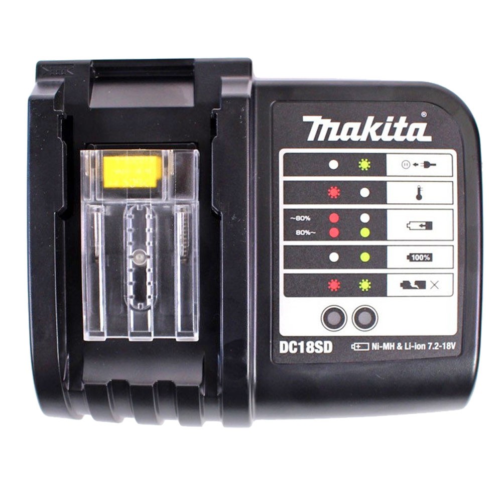 Makita original Ladegerät DC18 SD für 7.2V bis 18V NiMH und Li-Ion Akku Makita original Ladegerät DC18 SD für 7.2V bis 18V NiMH und Li-Ion Akku von Makita