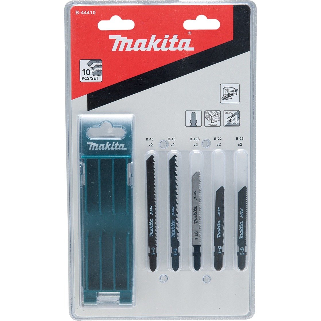 Stichsägeblatt-Satz B-44410, 10-teilig Stichsägeblatt-Satz B-44410, 10-teilig von Makita