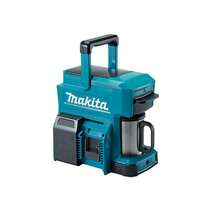 makita DCM501Z, ohne Akku. Akku-Kaffeemaschine blau, 4 Tassen von Makita