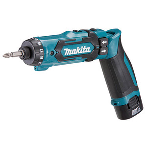 makita DF012DSE Akku-Bohrschrauber 7,2 V, mit 2 Akkus von Makita