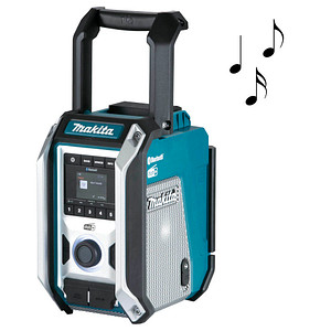 makita DMR115 Baustellenradio blau, schwarz von Makita