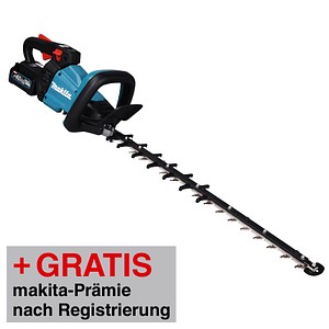 AKTION: makita UH006GD201 Akku-Heckenschere 40,0 V max., mit 2 Akkus mit Prämie nach Registrierung von Makita