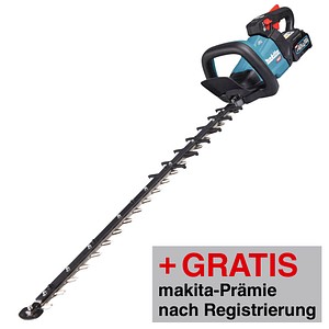AKTION: makita UH007GZ Akku-Heckenschere 40,0 V max., ohne Akku mit Prämie nach Registrierung AKTION: makita UH007GZ Akku-Heckenschere 40,0 V max., ohne Akku mit Prämie nach Registrierung von Makita