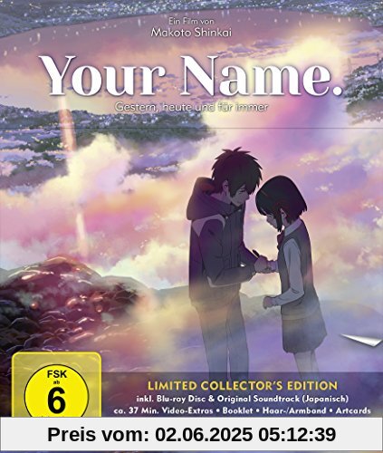 Your Name. - Gestern, heute und für immer - Limited Collector's Edition [Blu-ray] von Makoto Shinkai