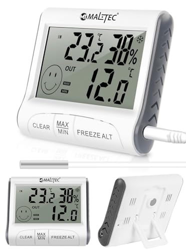 MalTec Funk-Wetterstation mit Außensensor Daily900M Thermometer Hygrometer LCD Sensor Funkfühler Alarm MalTec Funk-Wetterstation mit Außensensor Daily900M Thermometer Hygrometer LCD Sensor Funkfühler Alarm von MalTec