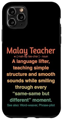Malaiischer Lehrer Hülle für iPhone 11 Pro Max von Malay Teacher Gifts & Tees