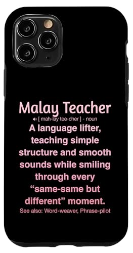 Malaiischer Lehrer Hülle für iPhone 11 Pro Malaiischer Lehrer Hülle für iPhone 11 Pro von Malay Teacher Gifts & Tees