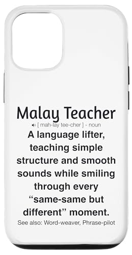 Malaiischer Lehrer Hülle für iPhone 12/12 Pro von Malay Teacher Gifts & Tees