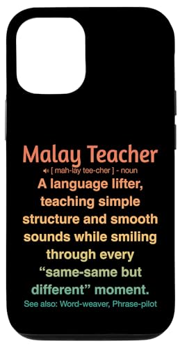 Malaiischer Lehrer Hülle für iPhone 12/12 Pro von Malay Teacher Gifts & Tees