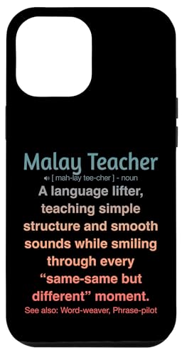 Malaiischer Lehrer Hülle für iPhone 12 Pro Max von Malay Teacher Gifts & Tees