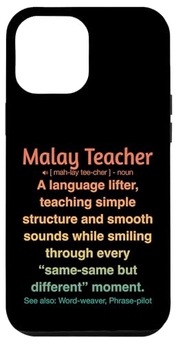 Malaiischer Lehrer Hülle für iPhone 12 Pro Max von Malay Teacher Gifts & Tees