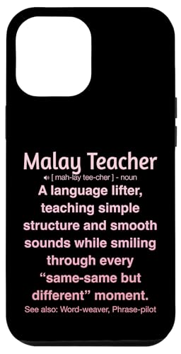Malaiischer Lehrer Hülle für iPhone 12 Pro Max von Malay Teacher Gifts & Tees