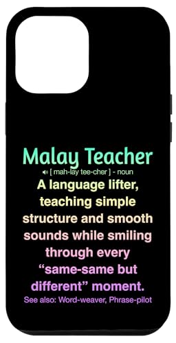 Malaiischer Lehrer Hülle für iPhone 12 Pro Max von Malay Teacher Gifts & Tees